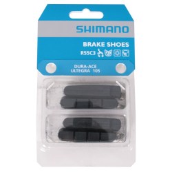 SHIMANO R55C3 FOR ALUMINIUM RIMS (2 PAIRS)
